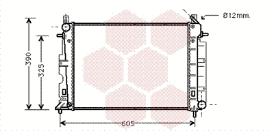 Radiator, engine cooling (47002028)