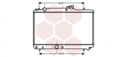 Radiator, engine cooling (52002035)