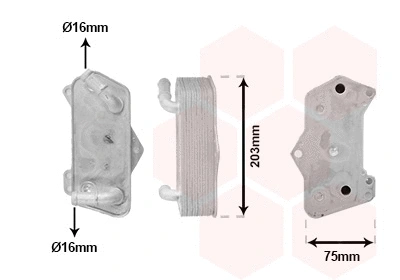 Oil Cooler, automatic transmission (03003435)