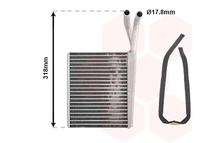 Heat Exchanger, interior heating (30006372)