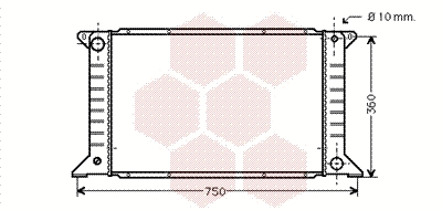Radiator, engine cooling (18002168)