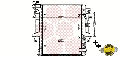 Radiator, engine cooling