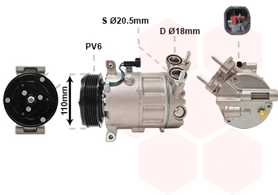 Compressor, air conditioning
