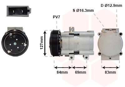 Compressor, air conditioning (1800K167)