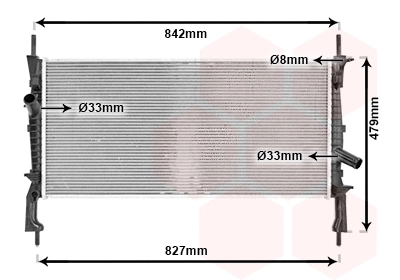 Radiator, engine cooling (18002405)