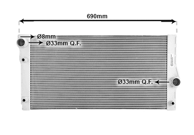 Radiator, engine cooling (06012706)