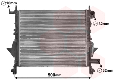 Radiator, engine cooling (43002217)