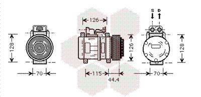 Compressor, air conditioning (3000K116)
