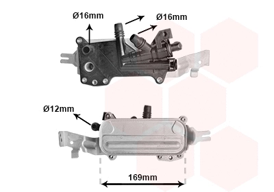 Oil Cooler, automatic transmission (06013710)