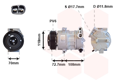 Compressor, air conditioning