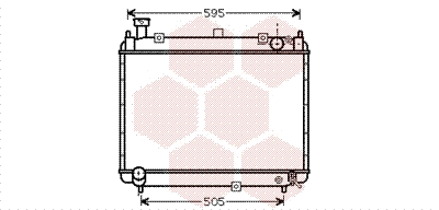 Radiator, engine cooling (53002233)