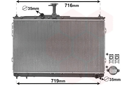 Radiator, engine cooling