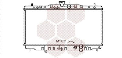 Radiator, engine cooling (25002055)