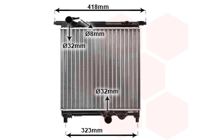Radiator, engine cooling