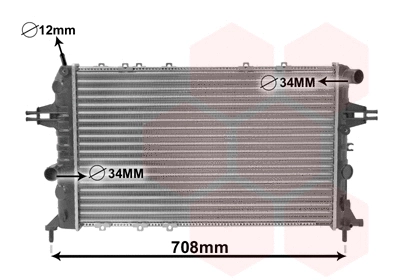 Radiator, engine cooling (37002293)