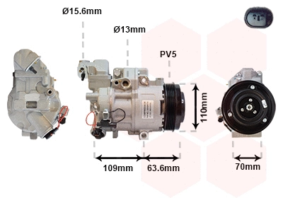 Compressor, air conditioning (3000K075)