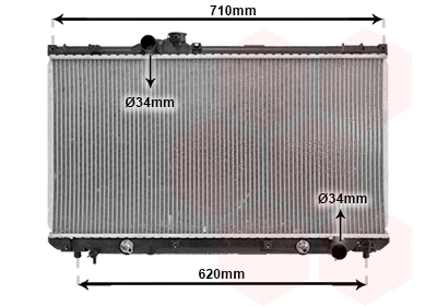 Radiator, engine cooling (53002556)
