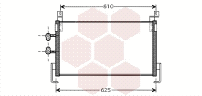 Condenser, air conditioning (07005095)