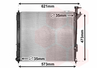 Radiator, engine cooling (82002346)