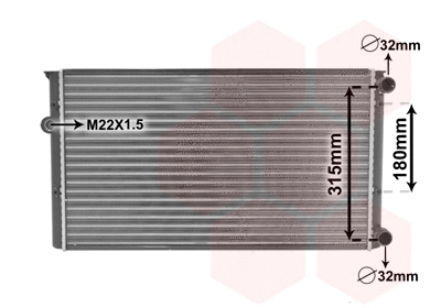Radiator, engine cooling (58002105)