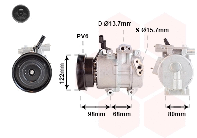 Compressor, air conditioning (8201K703)