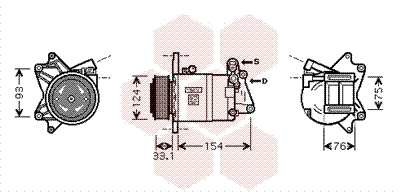 Compressor, air conditioning (1300K321)
