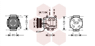 Compressor, air conditioning (2700K170)