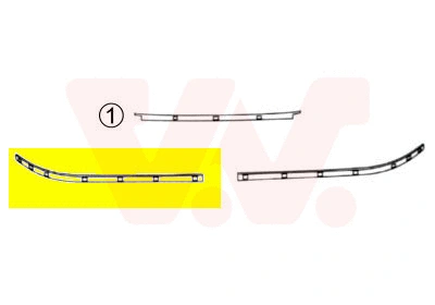 Trim/Protection Strip, bumper (0639486)