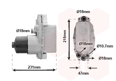 Oil Cooler, engine oil