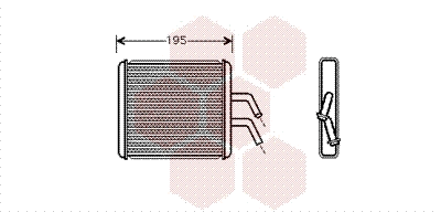 Heat Exchanger, interior heating (83006044)