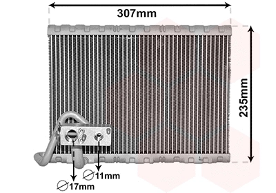 Evaporator, air conditioning (4000V401)