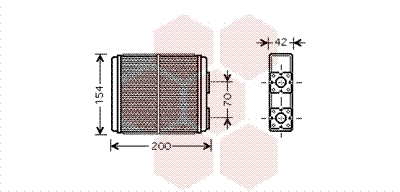 Heat Exchanger, interior heating (37006403)