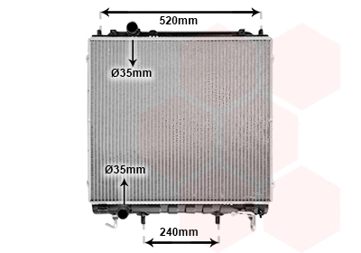 Radiator, engine cooling (82002146)