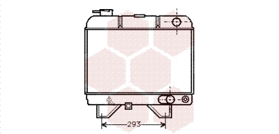 Radiator, engine cooling (40002021)