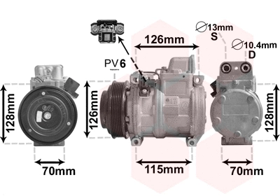 Compressor, air conditioning (3000K087)