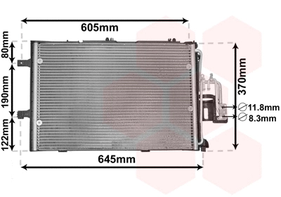 Condenser, air conditioning (37005307)