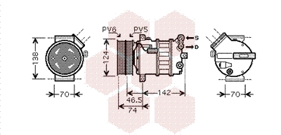 Compressor, air conditioning (0100K106)