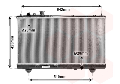 Radiator, engine cooling (27002173)