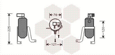 Dryer, air conditioning (0900D185)