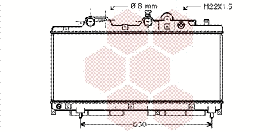 Radiator, engine cooling (17002147)