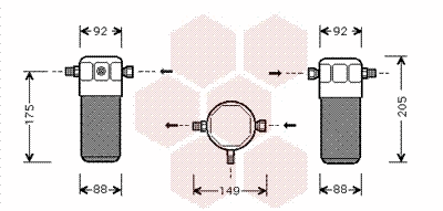 Dryer, air conditioning (0300D032)