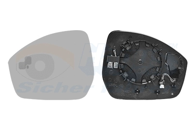 Mirror Glass, exterior mirror (0261835)