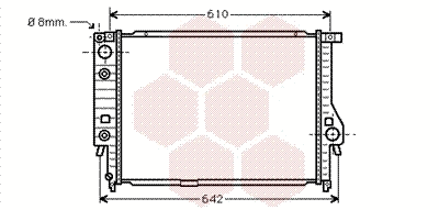 Radiator, engine cooling (06002136)