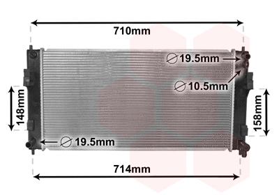 Radiator, engine cooling (33002391)
