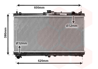 Radiator, engine cooling (27002138)