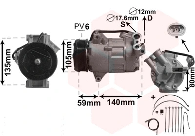 Compressor, air conditioning