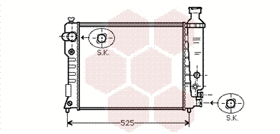 Radiator, engine cooling (40002124)