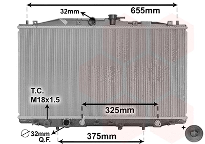 Radiator, engine cooling