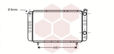 Radiator, engine cooling