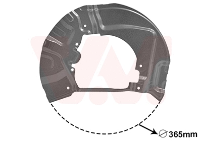 Splash Guard, brake disc (0655371)